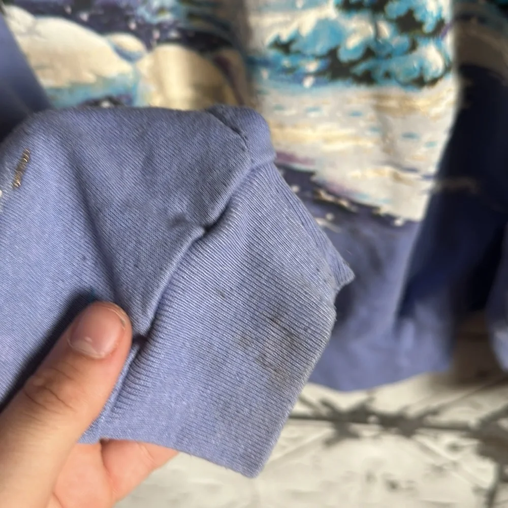 Vintage Scenic winter wonderland lilac Sweater - Picture 7 of 7